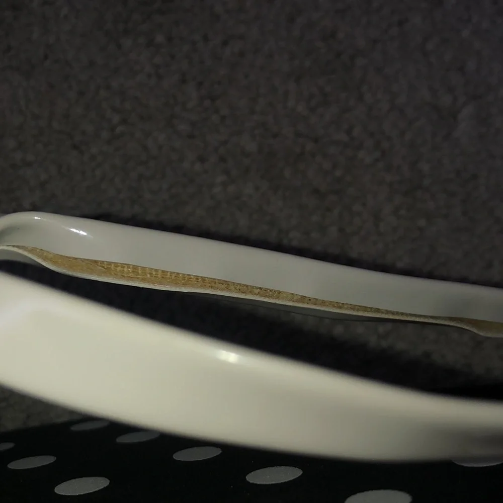 Esprit Women’s size 9 Flip Flops Polka Dots‎ Black White NWOT
